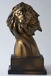 Shop_H2H_Gold Fibre Lion Sculpture _at_Aza_Fashions