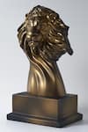 Shop_H2H_Gold Fibre Lion Sculpture _Online_at_Aza_Fashions