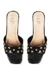 Buy_Kaltheos_Black Embellished Nina Bead Heels _Online_at_Aza_Fashions