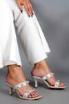Kaltheos_Silver Embellished Nina Glass Crystal Heels _Online_at_Aza_Fashions
