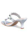 Kaltheos_Silver Embellished Nina Glass Crystal Heels _Online