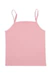 Buy_Rang by Lespetits_Pink Cotton Dreamer Crop Top With Inner  _Online_at_Aza_Fashions