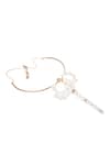 Buy_Itrana_White Pearl Embellished Necklace _Online_at_Aza_Fashions