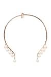 Buy_Itrana_White Pearl Studded Necklace _Online_at_Aza_Fashions