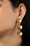 Buy_ITRANA_Gold Plated Bead Tiered Danglers 