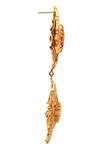 Buy_Itrana_Gold Plated Beads Hand Knotted Embellished Earrings _Online_at_Aza_Fashions
