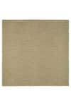 Buy_Kaleen India_Beige 60% Wool And 40% Jute Handwoven Stripe Pattern Mood Solid Round Rug _Online_at_Aza_Fashions