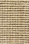 Kaleen India_Beige 60% Wool And 40% Jute Handwoven Stripe Pattern Mood Solid Round Rug _at_Aza_Fashions