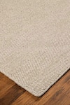 Buy_Kaleen India_Cream 85% Wool And 15% Jute Handwoven Chevron Pattern Mood Square Rug_Online_at_Aza_Fashions