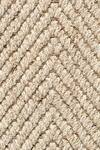 Shop_Kaleen India_Cream 85% Wool And 15% Jute Handwoven Chevron Pattern Mood Square Rug