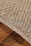 Kaleen India_Beige 85% Wool And 15% Jute Hand Woven Abstract Pattern Rectangle Shaped Rug_Online_at_Aza_Fashions