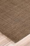 Buy_Kaleen India_Brown 100% Wool Hand Woven Fudge Textured Square Shaped Rug_Online_at_Aza_Fashions