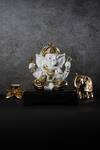 Buy_Assemblage_Gold Resin Electroplated Ganesh Murti_at_Aza_Fashions