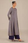 Buy_AMPM_Purple Rose Silk Printed Paisley Round Huma Kurta Set _Online_at_Aza_Fashions