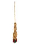 Minaki_Multi Color Stone Embellished Layered Maangtikka _Online_at_Aza_Fashions