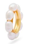 Buy_Mnsh_White Brooches Baroque Pearl Embellished Ring _Online_at_Aza_Fashions