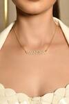 Buy_Mnsh_Gold Plated Personalised Name Pendant Necklace_at_Aza_Fashions