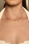 Buy_Mnsh_Gold Plated Cubic Zirconia Diamonds Embellished Name Pendant Necklace_at_Aza_Fashions