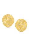 Shop_MNSH_Gold Plated Cubic Zirconia Glint Embellished Studs _at_Aza_Fashions