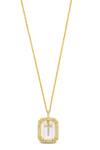 MNSH_Gold Plated Cubic Zirconia Personalised Letter T Pendant Necklace _Online_at_Aza_Fashions