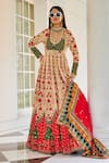 Buy_The Royaleum_Multi Color Nitara Floral Embroidered Anarkali With Dupatta _at_Aza_Fashions