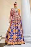 Buy_The Royaleum_Multi Color Ira Hand Embroidered Anarkali With Dupatta _at_Aza_Fashions