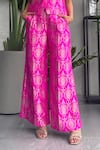 Buy_Sobariko_Pink Silk Brocade Woven Waistcoat And Pant Set _Online_at_Aza_Fashions