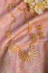 Shop_Totapari_Gold Plated Embellished Jal Mahal Necklace Set _at_Aza_Fashions