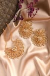 Shop_Totapari_Gold Plated Pearls Embellished Mohini Pendant Necklace Set _at_Aza_Fashions