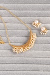 Buy_Totapari_Gold Plated Embellished Pearls Necklace Set _at_Aza_Fashions