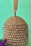 Nayaab By Sonia_Gold Pearls, Crystals Pristine Embellished Potli Bag_Online_at_Aza_Fashions