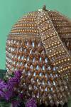Buy_Nayaab By Sonia_Gold Pearls, Crystals Pristine Embellished Potli Bag_Online_at_Aza_Fashions