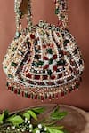 Buy_Nayaab By Sonia_Gold Crystals, Beads Rani Embellished Potli Bag _Online_at_Aza_Fashions
