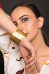 Buy_Queens Jewels_Gold Plated Eva Eternal Radiance Bracelet _at_Aza_Fashions