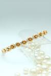 Foot Fuel_Gold Beads, Stones Teardrop Embellished Broach Hairband _Online