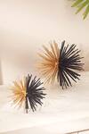 Shop_Mason Home_Black Metal Spike Sunburst Spheres - 2 Pcs_at_Aza_Fashions