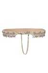 Shop_Lovetobag_Multi Color Embellished Amara Kundan And Stones Belt _at_Aza_Fashions