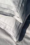 Sadyaska_Grey 100% Cotton Plain Bedsheet With Tri-pleated Pillow Covers Set _Online_at_Aza_Fashions