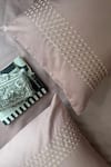 Sadyaska_Pink Cotton Rich Lisse Plain Bedsheet Set_Online_at_Aza_Fashions