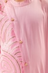 Buy Lil Drama Pink Cotton Satin Gota Patti Bollywood Embroidered Set Online at Aza Fashions Buy_Lil Drama_Pink Cotton Satin Gota Patti Bollywood Embroidered Set _Online_at_Aza_Fashions