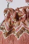 Buy_The Tan Clan_Pink Embroidery, Beads, Sequins Asmi Tasseled Potli Bag With Handle _Online_at_Aza_Fashions