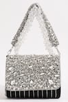 Buy_The Tan Clan_Black Embellished Grace Rhinestone Clutch _at_Aza_Fashions