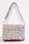 Buy_The Tan Clan_Red Embellished Grace Stone Clutch _Online_at_Aza_Fashions