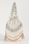 Shop_THE TAN CLAN_White Embellished Jalsa Sequin Potli _at_Aza_Fashions