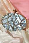 Shop_The Tan Clan_Gold Pearls Nargis Embellished Mother Of Clutch _at_Aza_Fashions