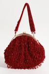 Shop_THE TAN CLAN_Red Embellished Rosa Crystal Potli Bag _at_Aza_Fashions