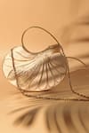Shop_The Tan Clan_Gold Crystals Saniya Mother Of Pearl Embellished Clutch _Online_at_Aza_Fashions