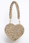 Shop_The Tan Clan_Gold Rhinestones Scarlett Mini Heart-shaped Clutch _at_Aza_Fashions