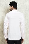 Shop_Arihant Rai Sinha_Pink Linen Plain Yarn Dyed Solid Full Sleeve Shirt _at_Aza_Fashions