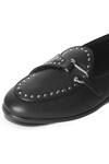 Mondarro_Black Studs Elka Vegan Leather Slip-ons  _Online_at_Aza_Fashions